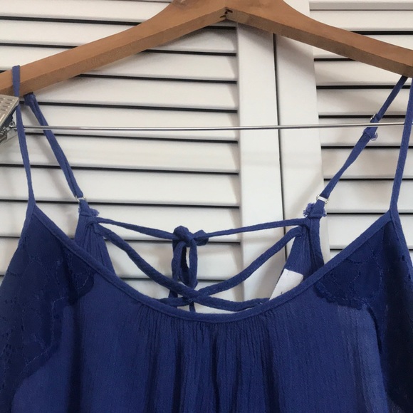 Blue Crop Top by MINE - Picture 4 of 7